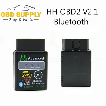 

HH OBD ELM327 Bluetooth OBD2 OBDII CAN BUS Check Engine Car Auto Diagnostic Scanner Tool Interface Adapter For Android PC