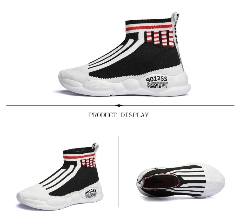 PINSEN Autumn Children's Sneakers Girls Shoes Fashion Kids Sneakers Breathable Sport Child Socks Shoes Boys Casual Shoes