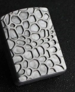 

XSJ 6*4.4*1.7cm 3DDouble-sided honeycomb handmade TC4 pure titanium lighter