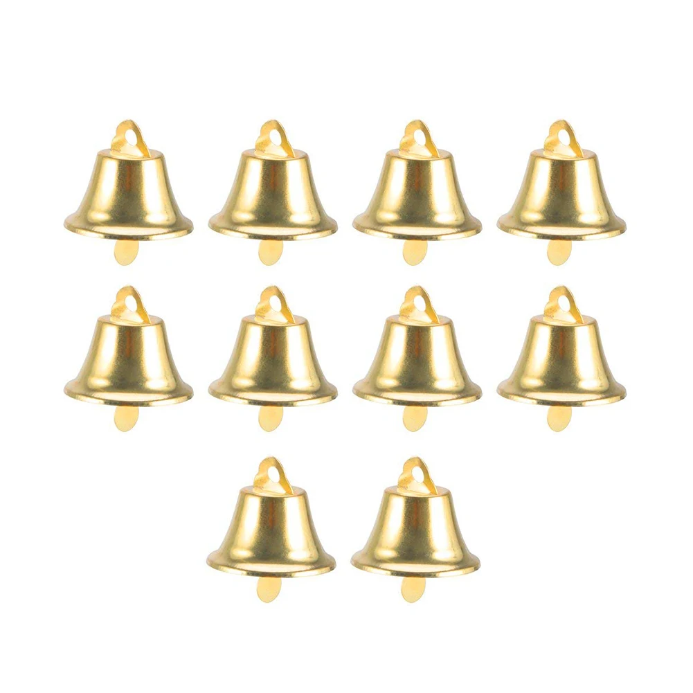 Jingle Bell Christmas Ornaments Door Christmas Tree Hanging Decoration Pendants Xmas Tree Home Party Decor Favors 10pcs