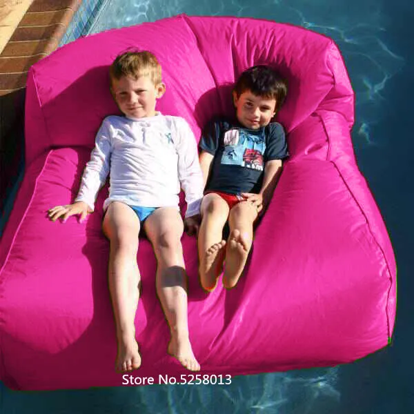 Розовый водный поплавок Кресло-мешок, мебель, двойное сиденье большой мальчик игры/театр/кино комната наружный бобовый мешок диван стулья