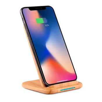 

Practical Durable Portable Wireless Multi-functional Wooden Intelligent Temperature Control Holder Phone Charger