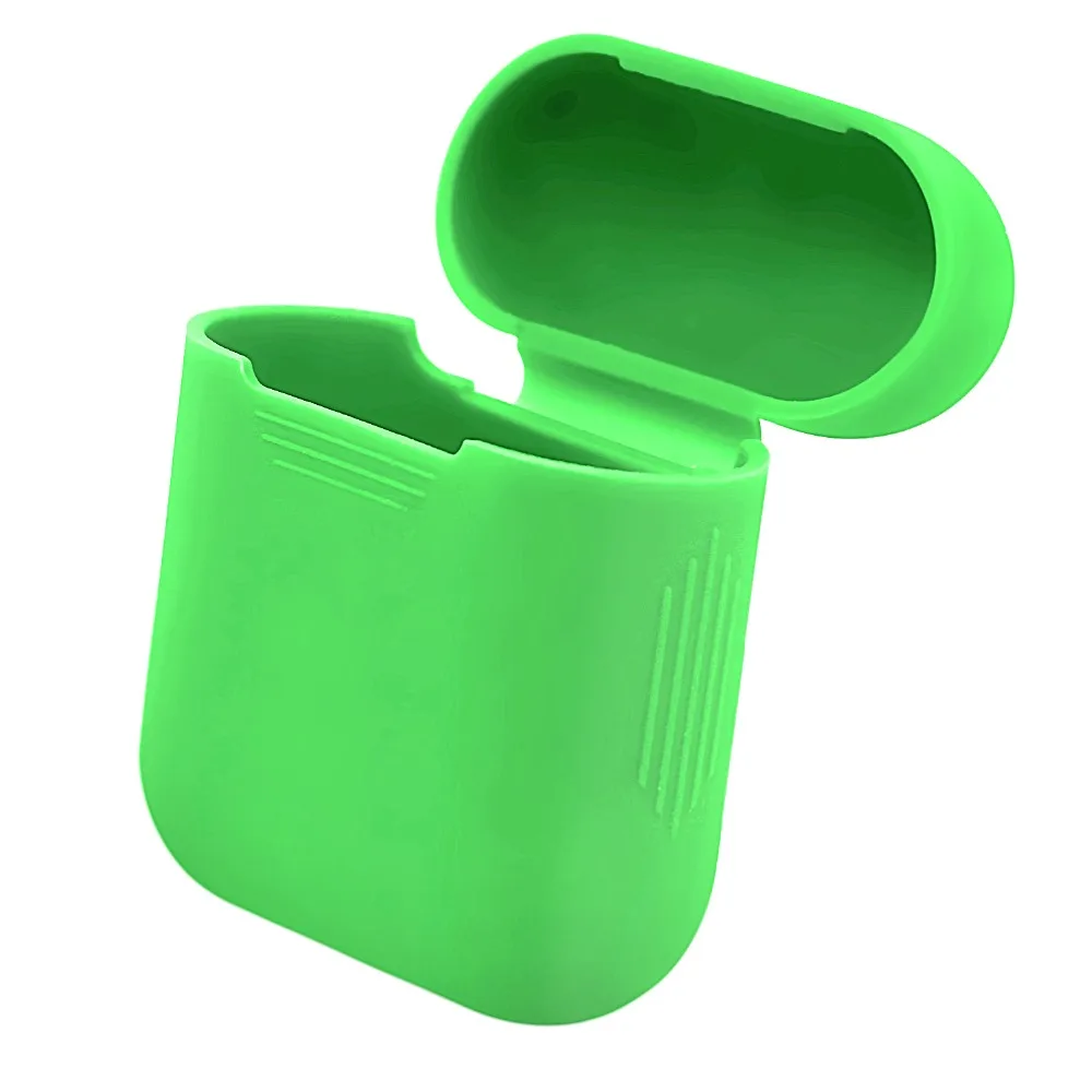 Besegad силиконовый чехол для переноски, чехол для Apple Airpods Air Ear Pods, беспроводные наушники, чехол для наушников