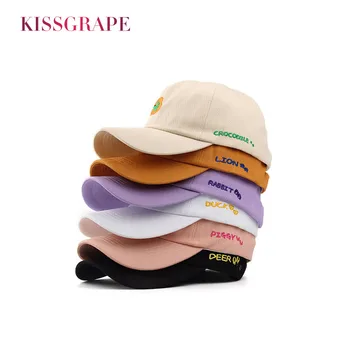

2020 Spring Summer Hat Baseball Cap For Men Women Animal Embroidery Students Hip Hop Bone Caps Unisex Outdoor Casual Gorras