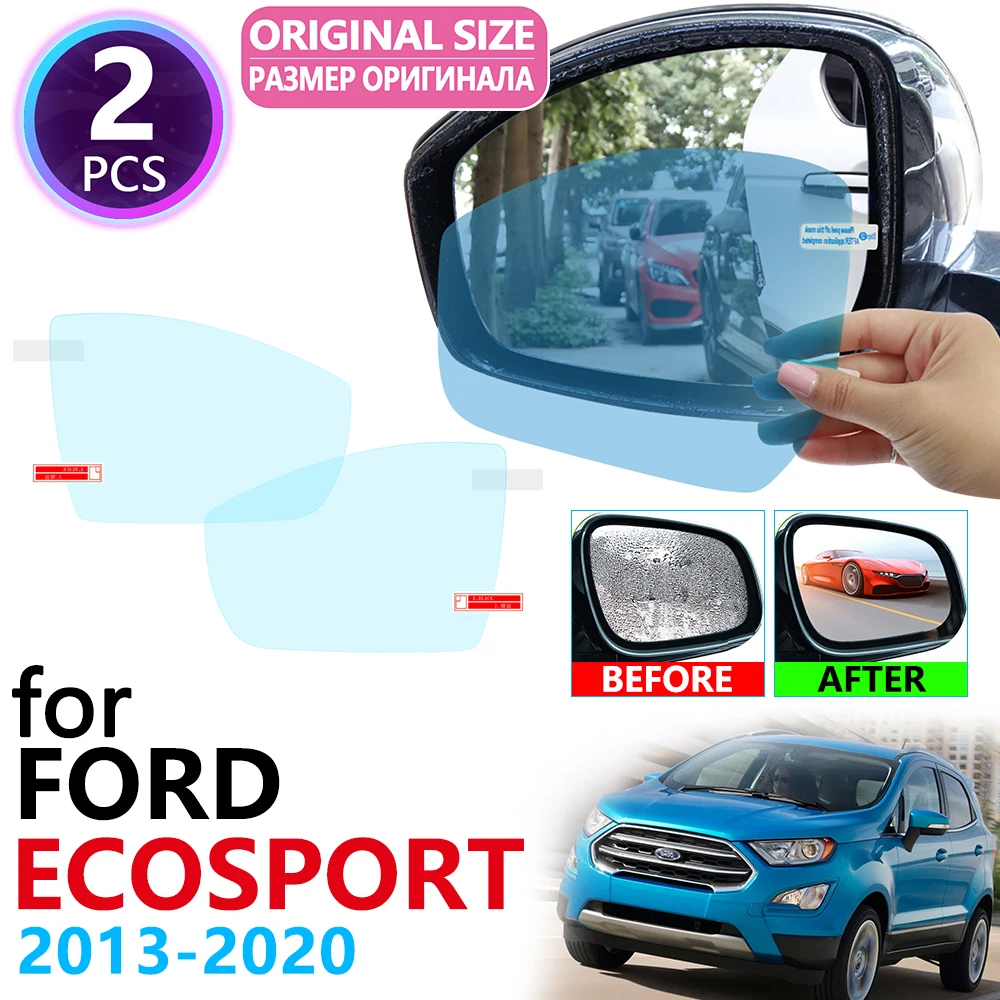 Для Ford EcoSport MK2 2013~ полное покрытие Зеркало заднего вида непромокаемые Анти-противотуманная пленка аксессуары