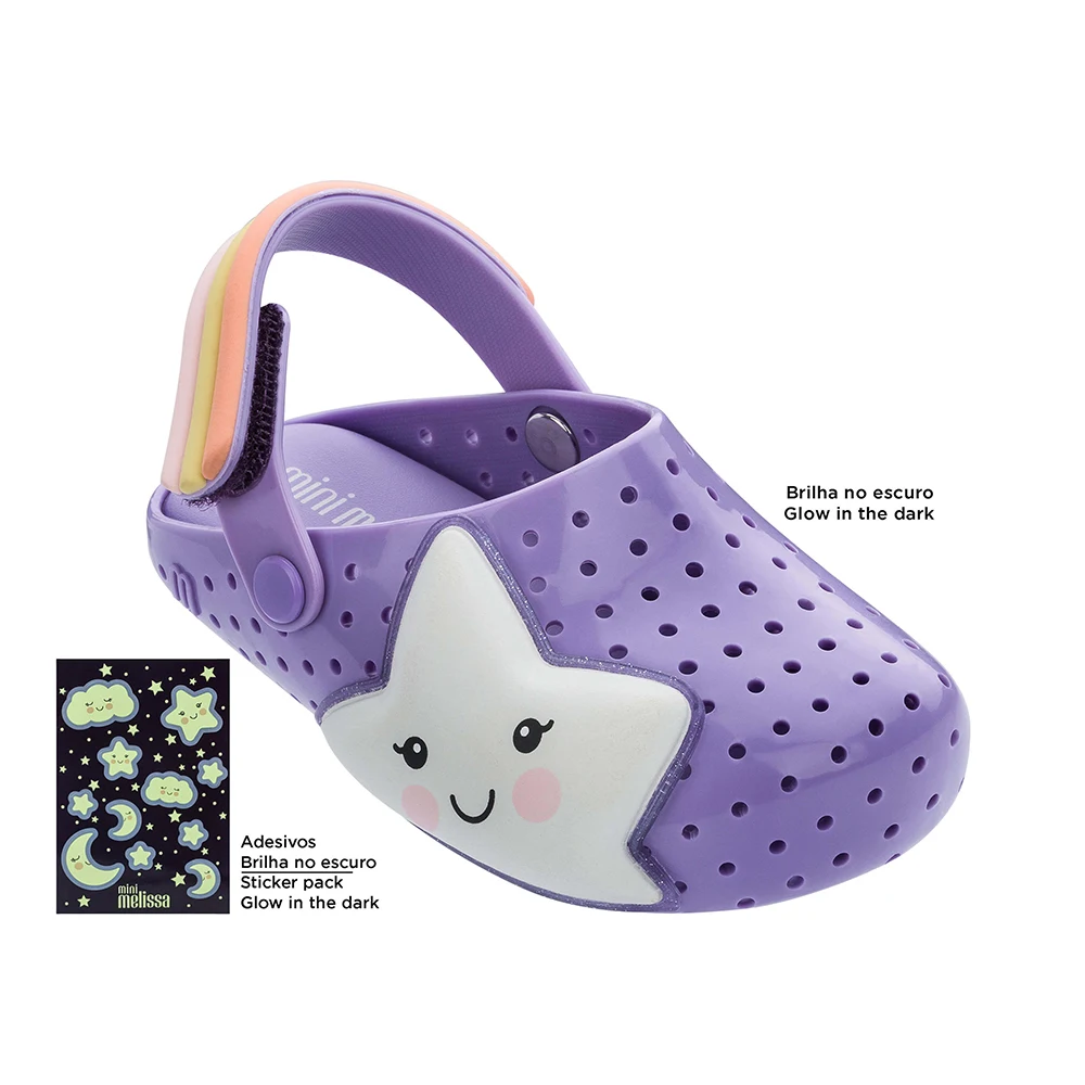 Melissa Mini 2020 светящиеся сандалии для мальчиков и девочек детские дышащие