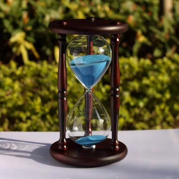 

GH Modern Wood 60 Minute Sand Hourglass Wine Cabinets Living&Study Room Valentine's Gift Home Decoration ampulheta