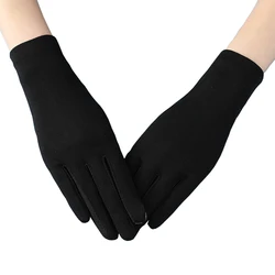 New Summer Thin Cotton Gloves Women with Sun Protection Touch Screen Glove Sunscreen Anti-Uv Non-slip Mittens Breathable
