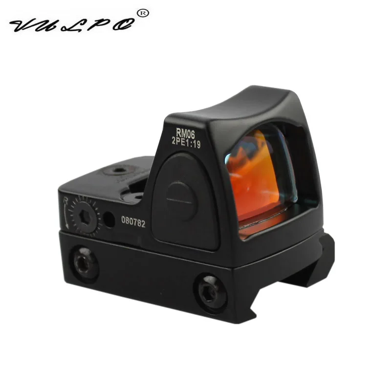 VULPO Red Dot Sigh Стиль Sight с переключателем для 20 мм Пикатинни охотничьим страйкболом M4