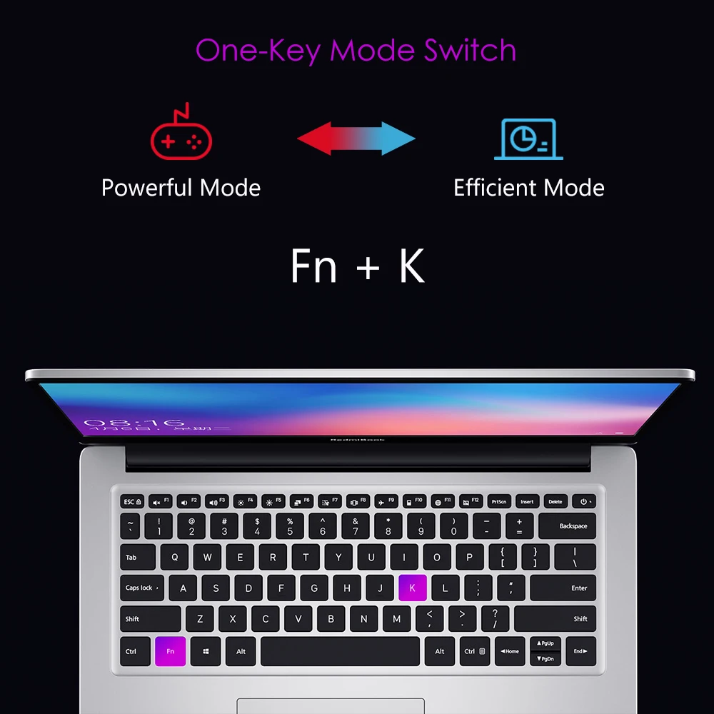 Original Xiaomi RedmiBook 14 Laptop Ryzen 5 3500U / 7 3700U 8GB RAM 512GB SSD Radeon Vega8 FHD Notebook PC