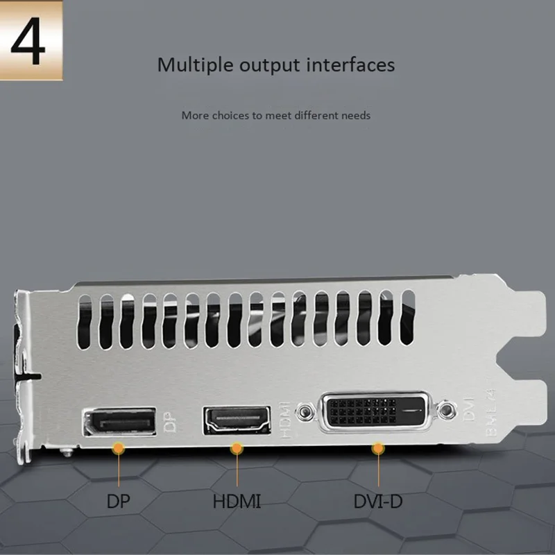  Rx 560 Gpu 4Gb Gddr5 128Bit Gaming Desktop Pc Video image Card Supports Dvi-D / Hdmi2.0B Pcie 16X