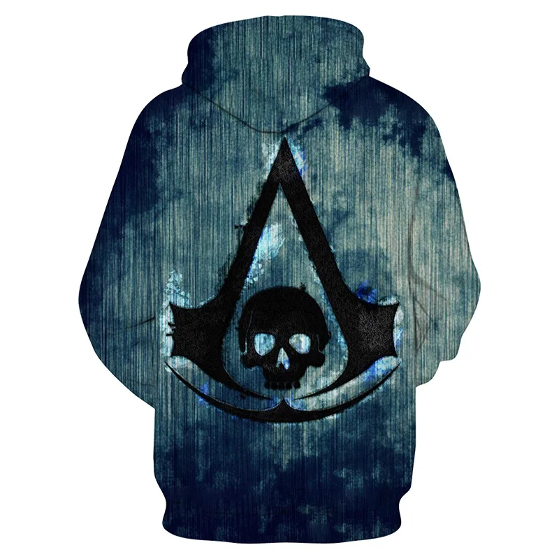 Assasin's Creed цифровой печатный костюм для пары, головной убор, Европейская и американская мода, бейсбольный костюм с длинными рукавами