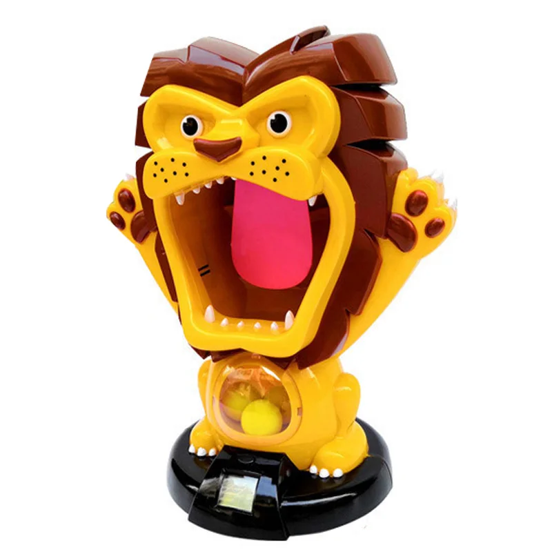 

Air Pump Shoot Electronic Scoring Dynamic Music Eva Foam Ball Funny Novel Toys For Children Toy,Lion