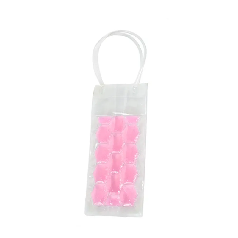 pink Hoomall, новинка, сумка для морозильной камеры для винных бутылок, охлаждающая сумка-холодильник для льда, охлаждающая гелевая подставка для пива, переносные инструменты для охлаждения ликера - Цвет: pink