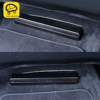 

CarManGo For Audi A6 2019 Car Styling Seat A C Vent Outlet Panel Cover Trim Frame Sticker Interior Accessories