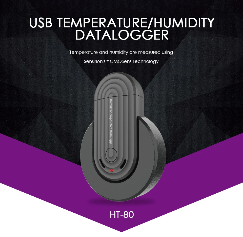 Nicety HT80 USB регистратор данных влажности и температуры индекс тепла тестер цифровой гигрометр термометр 16000 записи и программного обеспечения