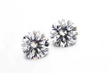 

Moissanite 1ct GH Color VVS 6.5mm Round Brilliant Cut VVS Test Passed Possitive Loose Stone for Jewelry marking