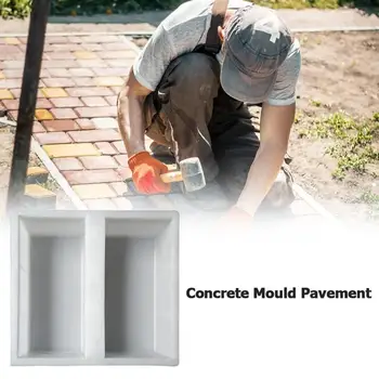 

DIY Courtyard Road Pavement Stone Mold Path Paving Garden Concrete Brick Mould Use Heavy Plastic Mould Garden Stepping Stone