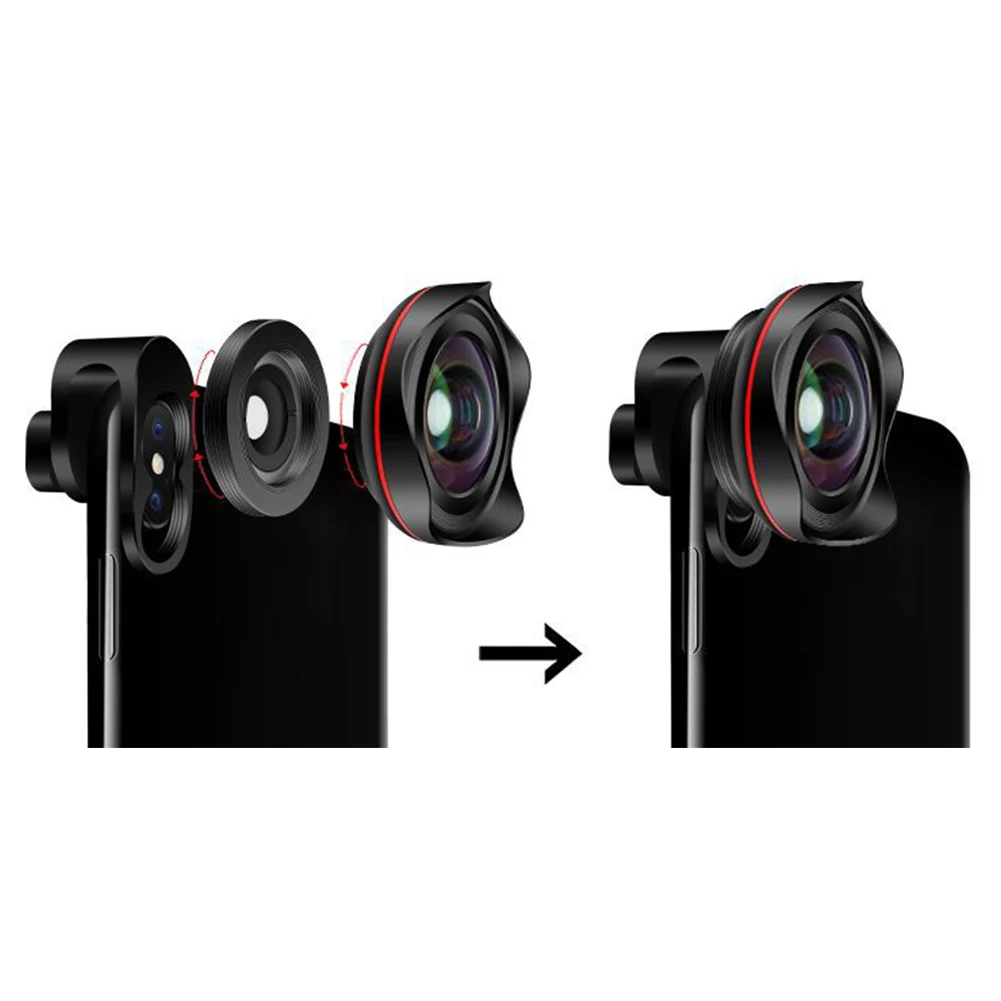 2 в 1 планшетный ПК высокой четкости 4 K широкоугольный антибликовый макро объектив для мобильного телефона Простая установка универсальная Высокая резкость