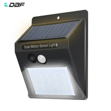 [DBF] 20 Вт, 30 Вт, 40 светодиодный Водонепроницаемый Беспроводной на солнечных батареях настенный светильник с движения PIR Сенсор солнечный светильник уличный Двор Путь Настенный светильник s