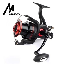 Meredith 5BB+ 1RB 10 кг 22LB 5,2: 1 двойная тянущаяся задняя спиннинговая катушка увеличенная катушка Макс Драг Морская Лодка спиннинговая Рыболовная катушка