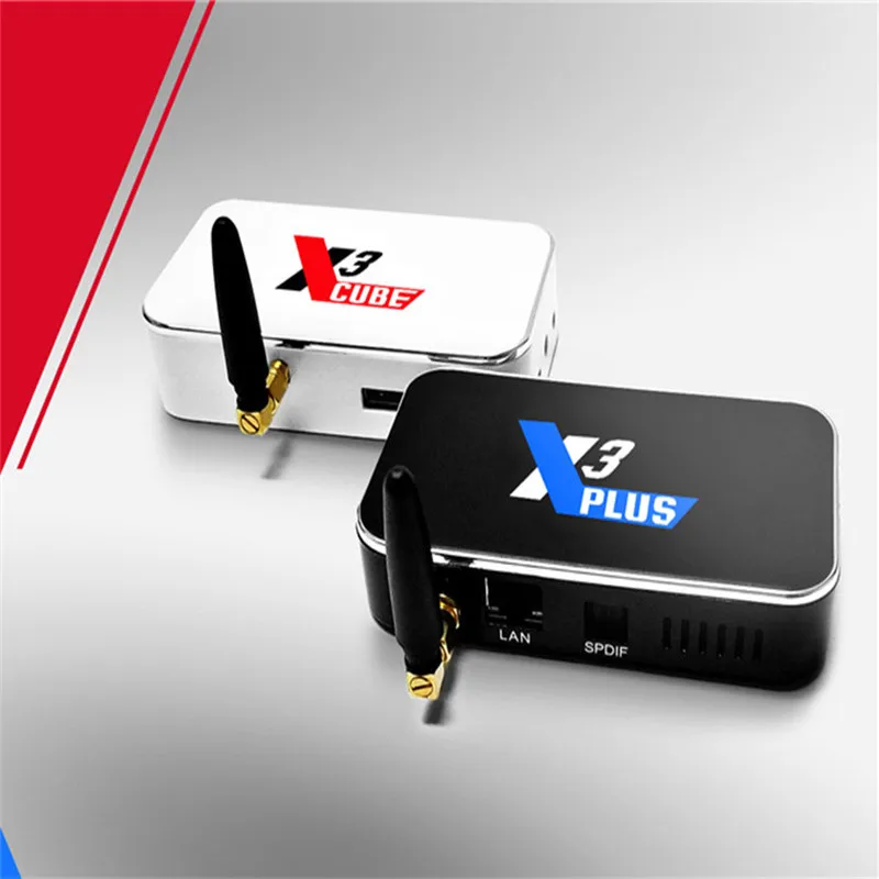 ТВ приставка Ugoos X3 PLUS Amlogic S905X3 Android 9 0 4 Гб DDR4 64 ПЗУ 2 4G Φ Wi Fi 1000 м Bluetooth 4K HD CUBE PRO
