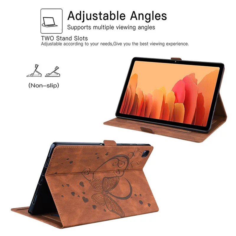 Case For Samusng Galaxy Tab A7 Lite 8.7 2021 SM-T220 SM-T225 Leather TPU Cover Folio Book Cover For Tab A7 Case 10.4 SM-T500_voghion.com
