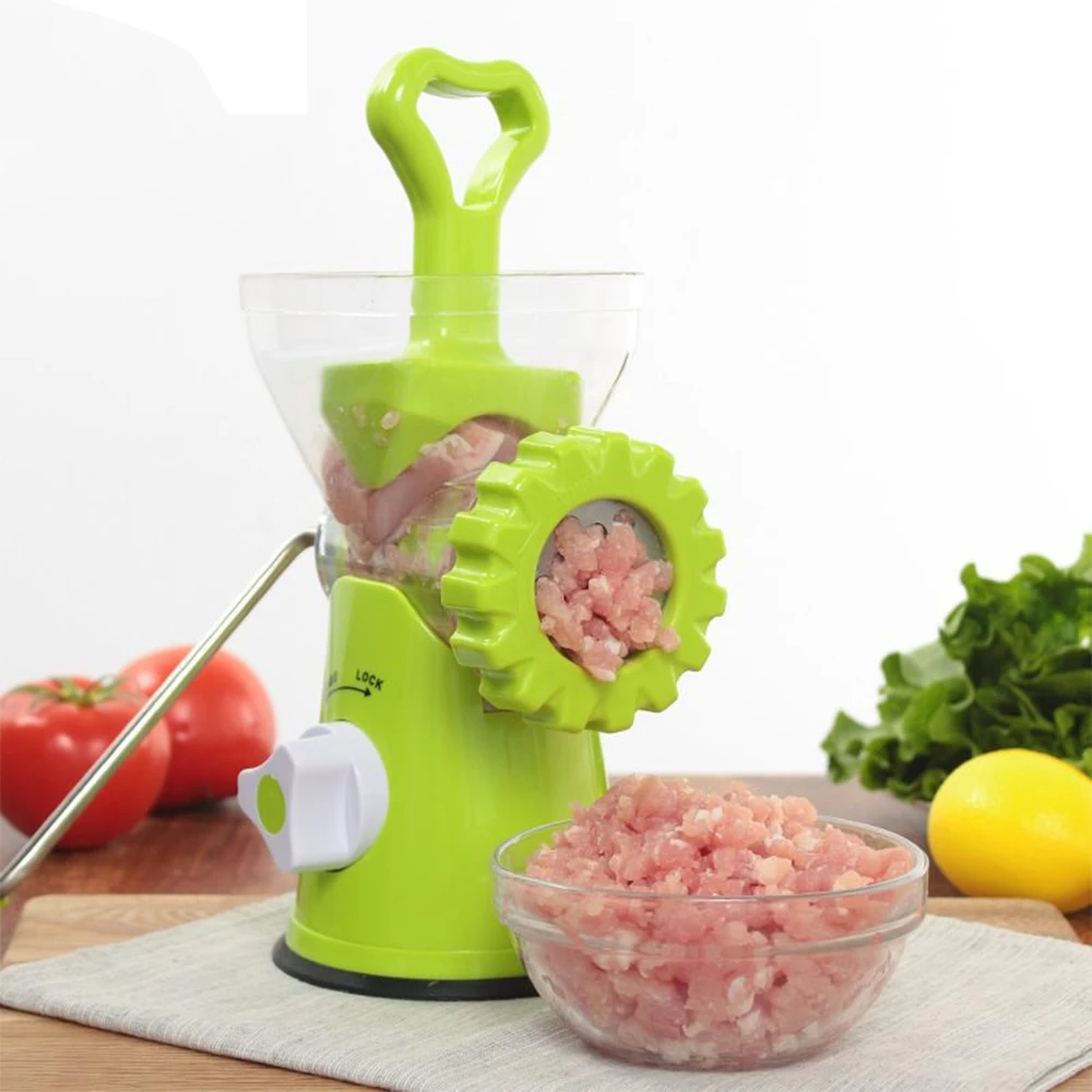 Meat Grinder Manual Processors Food Mincer Kitchen Machine Sausage Maker Stuffer Vegetable Chopper Blender Household Enema Tool Meat Grinder