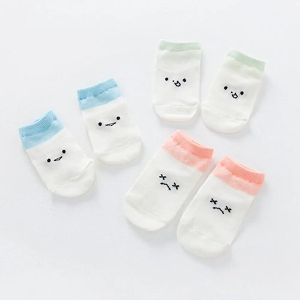 

1 Pair Newborn Anti Scratch Cartoon Warm Baby Boy Socks Solid Color Brief Boys Girls Sock Toddler Kids Soft Cotton Socks