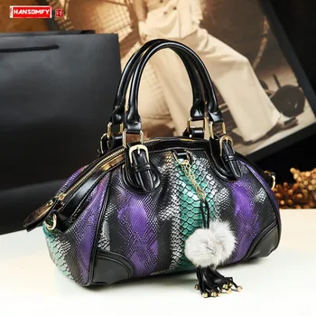 

2020 New Luxury Fashion Leather Women Handbag Female Dumpling Bag Middle-aged Mother Bag Large Capacity Shoulder Messenger Bags