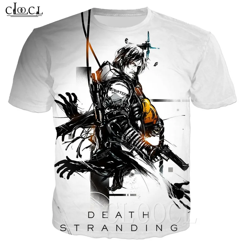 Футболка Death Stranding спортивный костюм летняя модная футболка в стиле хип хоп