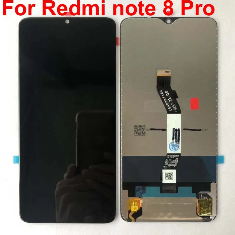 Оригинальная гарантия 6 53 &quotдля Xiaomi Redmi Note 8 Pro ЖК-дисплей Замена сенсорного экрана