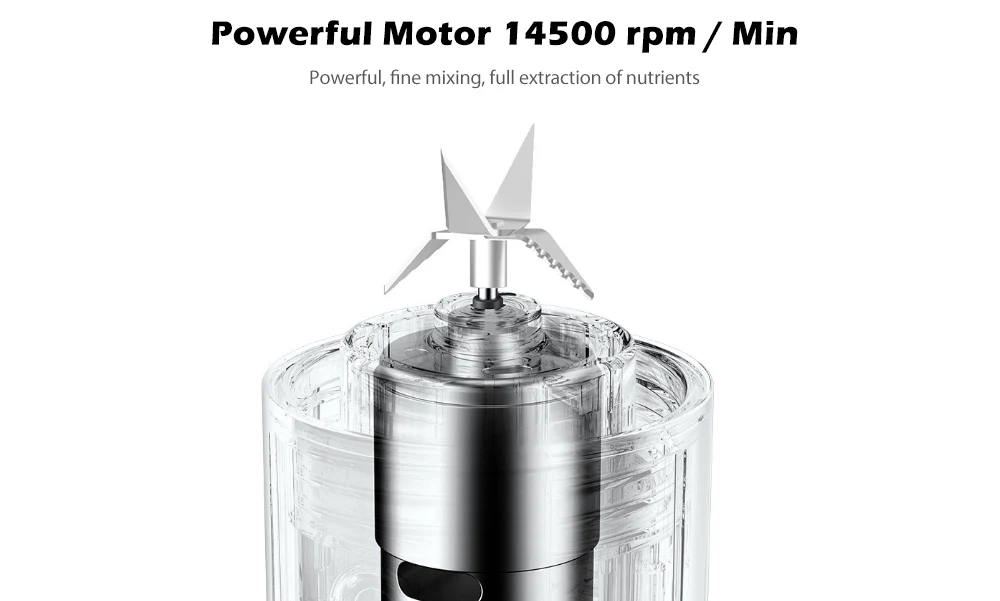 VIOMI 350ml Large Capacity Rechargeable Power Motor Food Grade Material Juicer Cup from Xiaomi youpin