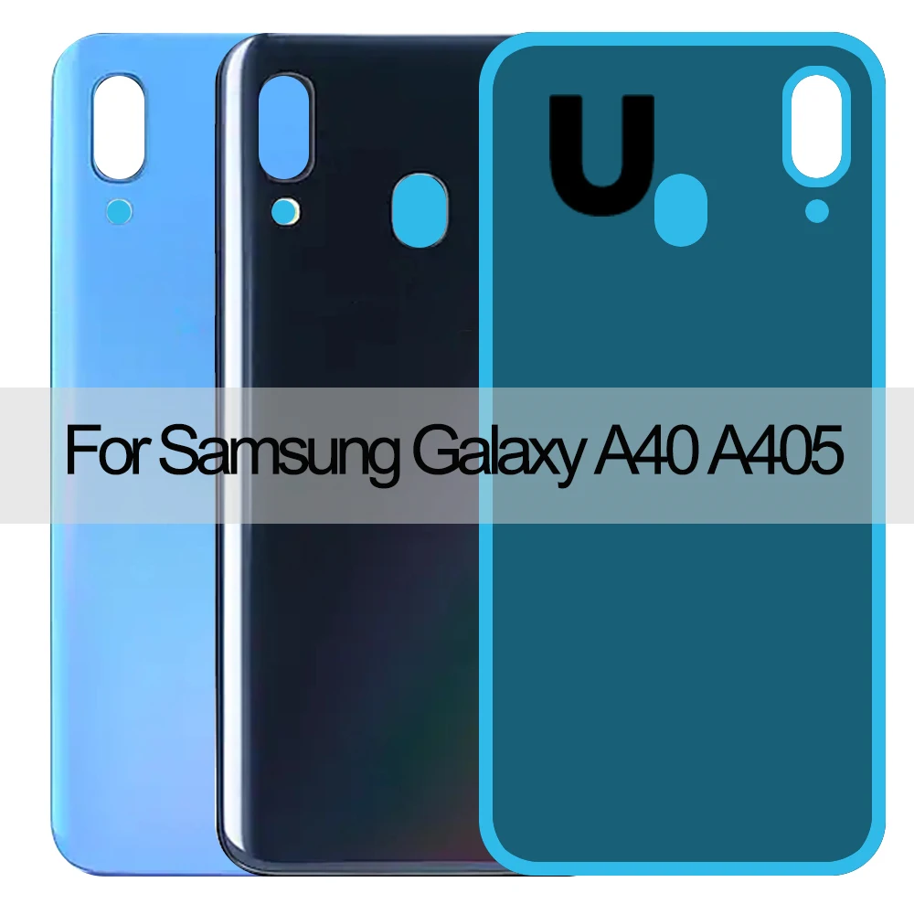 Задняя крышка батарейного отсека для samsung Galaxy A10 A20 A30 A40 A50 A60 A70 задняя крышка батарейного отсека Замена