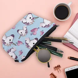Makeup Pouch Cartoon Print Purse Art Print Creativity Make Up Organizer Vintage Makeup Travel Bag Jewelry Organizer