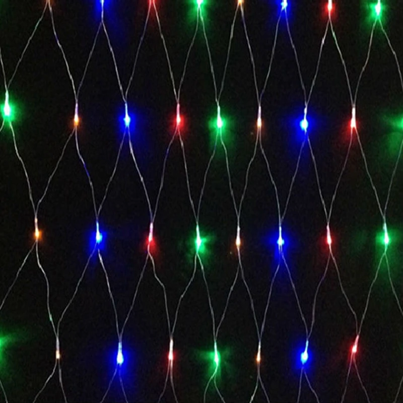 6Mx 4M 750 светодиодный сетчатый светильник s теплый белый/синий/RGB внутренний декоративный светильник для занавесок AC220V с европейской вилкой Праздничная садовая уличная лампа