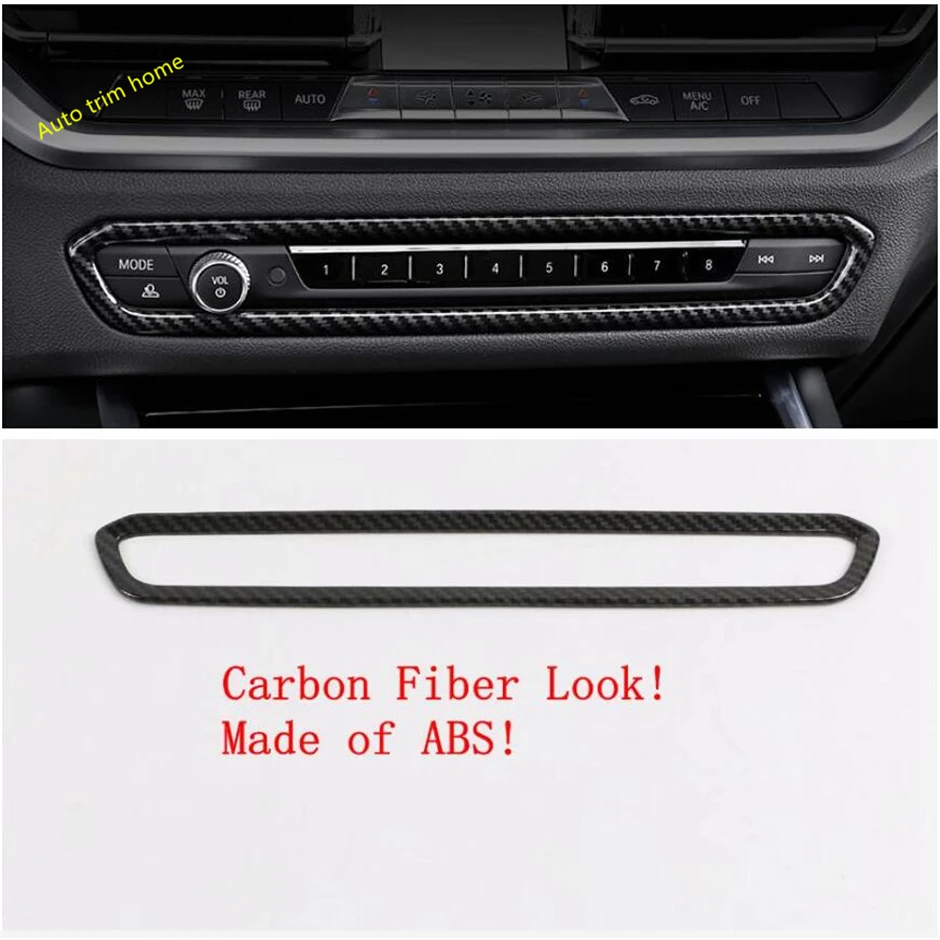 

Lapetus Air Conditioning Switch Control Panel Frame Cover Trim Fit For BMW 3 Series G20 2019 2020 Interior Kit Carbon Fiber Look