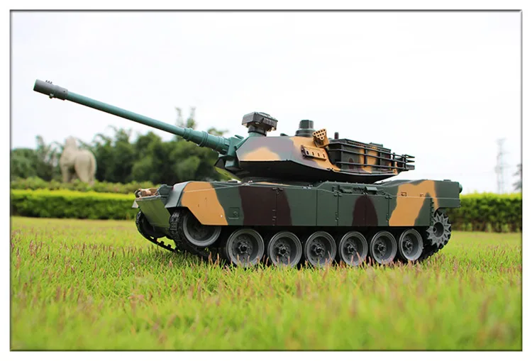 1:18 Танк M1A1 King of the Tank 2,4G, улучшенный супер большой танк с дистанционным управлением, модель 100 м, танк с дистанционным управлением, подарок для детей