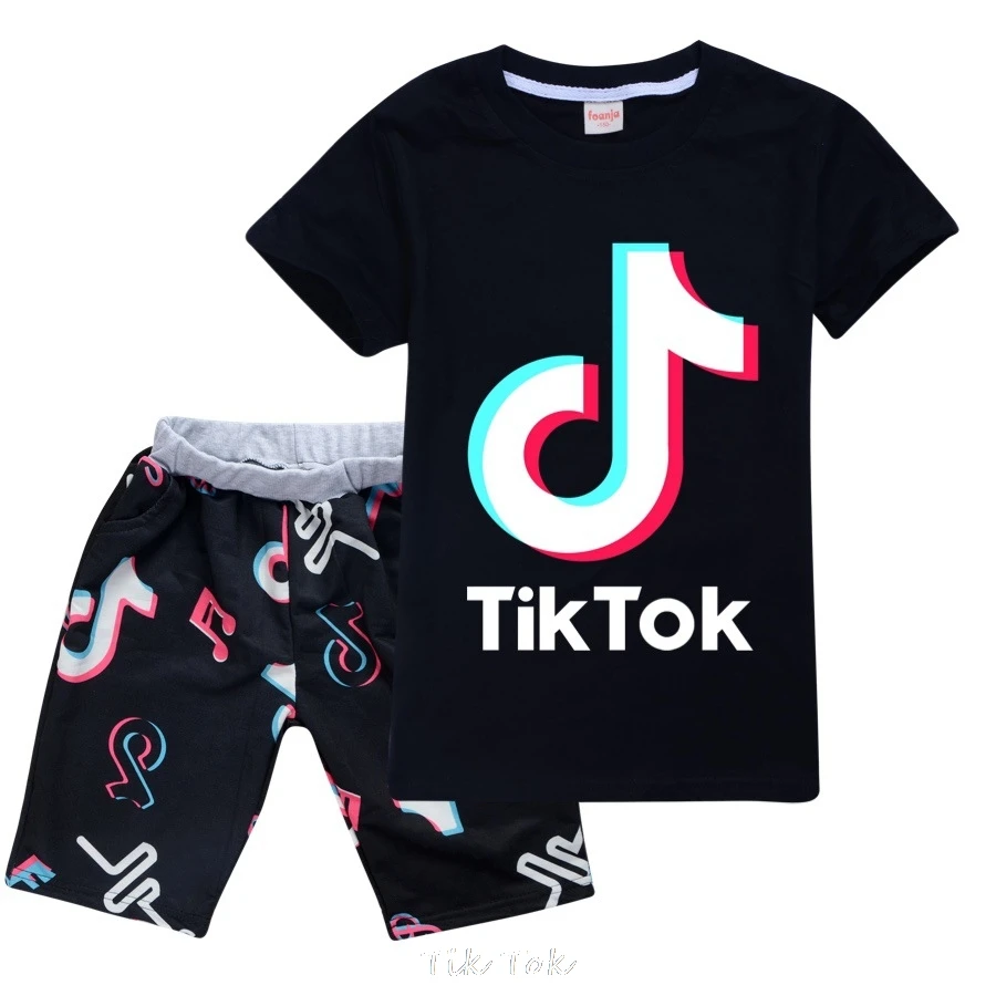 Комплект детской одежды Tik Tok летняя детская одежда для мальчиков футболка + шорты