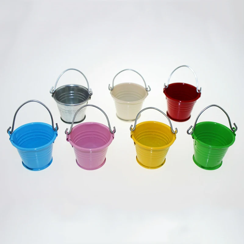 

1/10 RC Car Simulation Decoration Metal Bucket For Tamiya Cc01 Axial Scx10 Rc4wd D90 Trx-4 Trx4 1/10 Rc Crawler