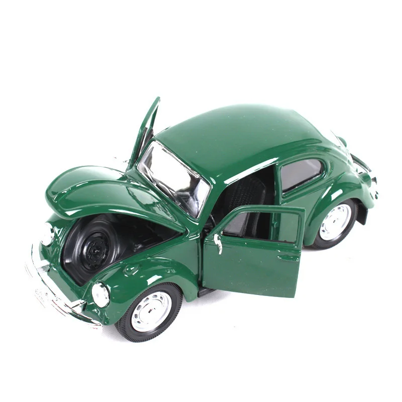 1/24 Maisto VW beetle автобус Самба винтажная литая под давлением модель автомобиля Simulatio Коллекционная Коллекция металлический материал коллекция Рождественский подарок