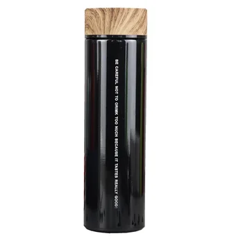 

Wooden Cap Thermosflask 500ml Double Wall Stainless Steel Vacuum Insulated Water Coffee Flask Water Cup