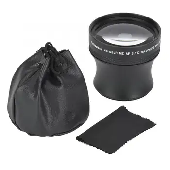 

High Quality 58MM 3.5X Universal Metal Teleconverter Telephoto Lens DSLR Cameras Accessory