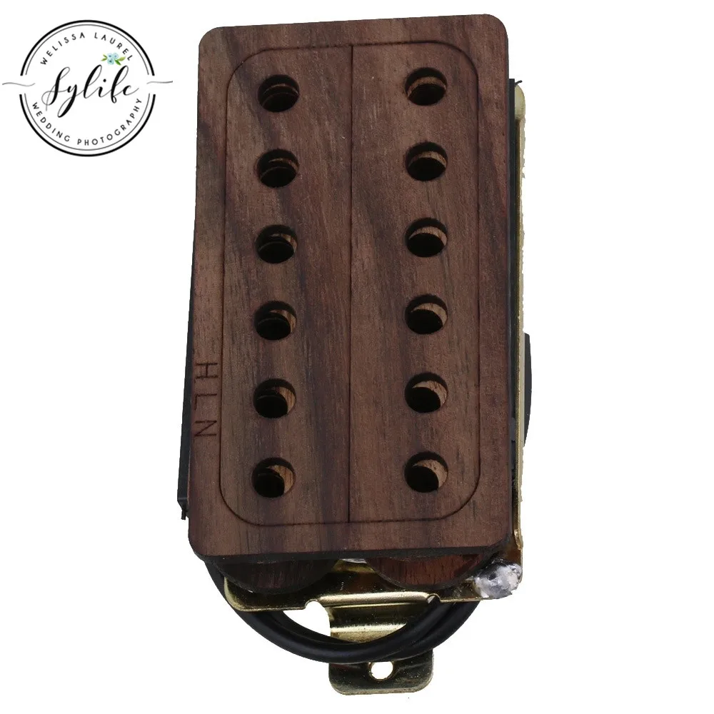 Шейный хамбакер Для электрогитары L70mm W38mm Rosewood 52mm коричневый|Детали и аксессуары
