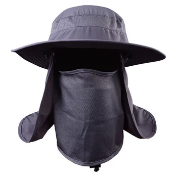

Fishing Flap Caps Windproof Sunshade Detachable Removable Ear Neck Cover Fishermen Hat Outdoor Sportswear Accessories
