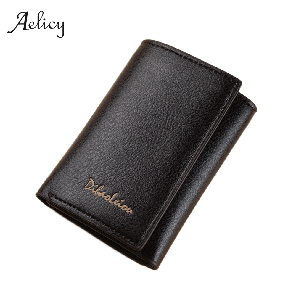 Aelicy новинка роскошный Однотонный женский кошелек из искусственной кожи на