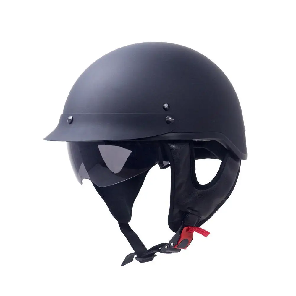 

Motorcycle Helmet Built-in Lens Strong Moto Helmet Men Women Summer Scooter Motorbike Helmet