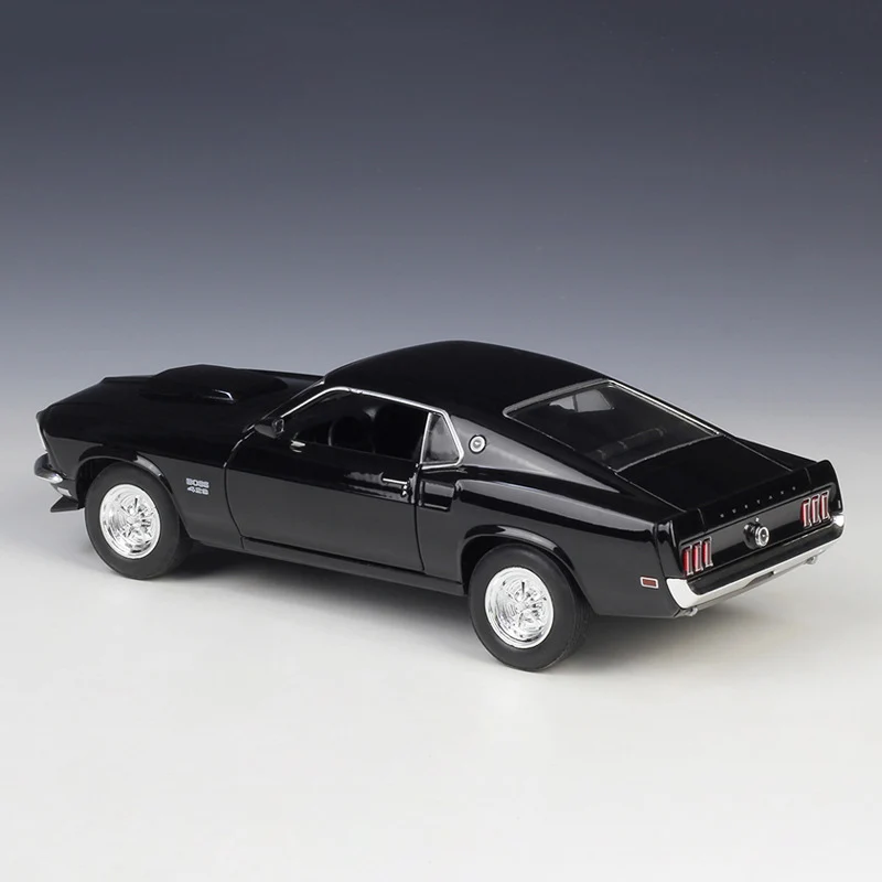 Welly 1:24 оригинальная коробка 1969 Ford Mustang Boss 429 литая под давлением модель автомобиля Игрушечная модель автомобиля модели автомобиля детская оригинальная коробка
