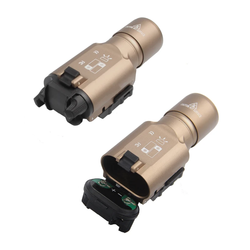 Lanterna à Prova Luz para Caça Tático Água Arma Pistola Lanterna Glock 19 Barrel-montado Caça Flashligh X300 d' Luz 14 Cheap Luzes de armas