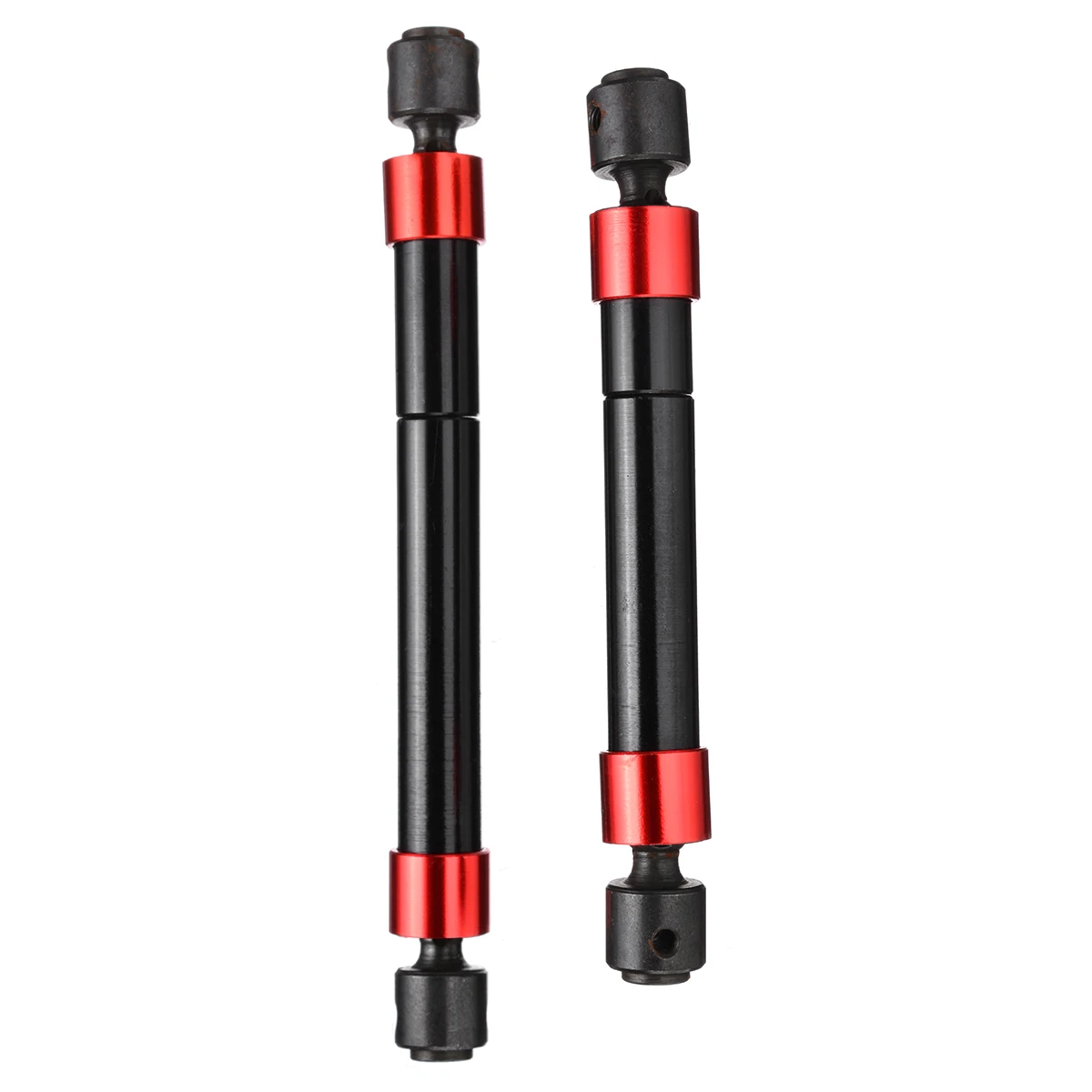High Quality 2pcs Red Black Reinforced Universal Joint Metal Drive Shaft For RC Car Part Accessories 1 High Quality 2pcs Red Black Reinforced Universal Joint Metal Drive Shaft For RC Car Part Accessories 5
